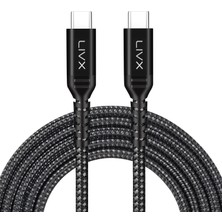 1001 Special 100W Type C To Type C 2 Metre Örgülü Hızlı Şarj Kablosu Yct-02