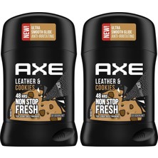 1001 Erkek Deodorant Stick Leather&cookies (50 Ml) (2 Paketi)