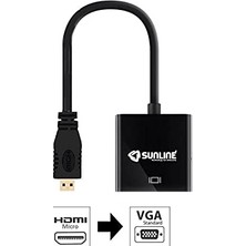 1001 170610 HDMI Micro-Vga Dönüştürücü