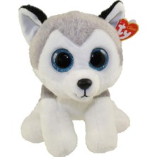 1001 Carletto Ty 90244 – Buff – Husky Glitzeraugen, Beanie Classic, 25 cm