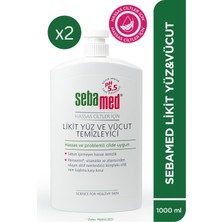 1001 Likit Yüz ve Vücut Temizleme Jeli 1000 ml x 2 Adet