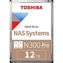1001 N300 Pro 12TB Nas 3.5 Inç Dahili Sabit Disk - Cmr Sata 6 Gb/s 7200 Rpm 512 MB Önbellek - HDWG51CU