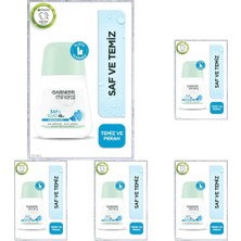 1001 Mineral Saf&temiz Arındırıcı Etki Roll-On Deodorant (5 Paketi)