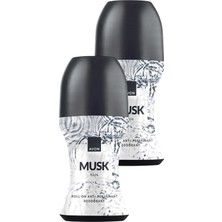 1001 Musk Rain Erkek Roll-On 50 Ml. Ikili Paket