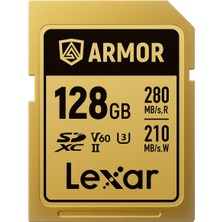 1001 Armor Gold 128GB Sdxc Hafıza Kartı Altın