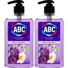 1001 Abc Sıvı Sabun Mor Çiçekler 400 ml (2 Paketi)