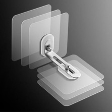 1001 4 Set Deprem Güvenliği Kendinden Yapışkanlı Mobilya Eşya Dolap Sabitleme Aparatı