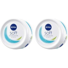 1001 Soft Krem, 200 Ml, Nemlendirici Bakım Kremi, Yüz, Vücut, El, Jojoba Yağı ve E Vitamini ile Cilt