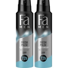 1001 Men Fresh Pulse Bergamot Canlılığı Deosprey 150 ml 2li Paket