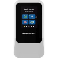 1001 Roamer 5g Wi-Fi 6 Hotspot Taşınabilir 4000MAH 30 Cihaza Kadar 2,4 Inç LCD Ekran Nanosım USB Type-