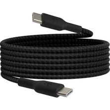 1001 Boostcharge (6.6ft) Braided Usb-C To Usb-C Cable For iPhone 16, iPhone 16 Pro, iPhone 16 Pro Max, Ip