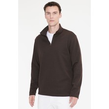 Altınyıldız Classics Pamuklu Standart Fit Normal Kesim Polo Yaka Sweatshirt