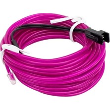 Omrs Store Powermaster 5 Metre 5 Volt USB Adaptörlü Neon Mor Ip Aydınlatma PM-6082