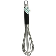 Tuğraçelik Ibico İ22-061 30CM Siyah Silikon Kaplı Krom Saplı Metal Çırpıcı- 12'li Paket