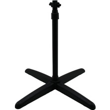 Tuğraçelik KRT-1056 Demir Metal Soba Ayak Kısa 100 cm - Ufo Isıtıcı Uyumlu 4 Plastik Ayak Kollu