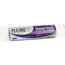 Tuğraçelik FLOREX-526 Standart Büyük 65X80 cm Çöp Torbası (10 Adet)- 50'li Paket