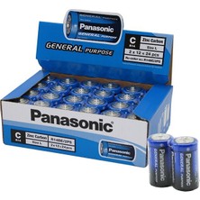 Tuğraçelik Panasonic C Orta Pil 24 Adet