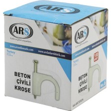 Tuğraçelik Ars KOD-347953 No-6 Beton Çivili Kroşe 4x6 Antigron (100 Adet)- 10'li Paket