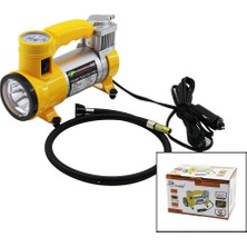 Tuğraçelik Yage YG-735 Fenerli Oto & Araç Hava Kompresörü Çakmaklık Fişli 12V 15A 150PSI 35LPM