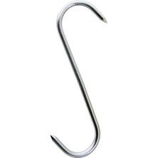 Tuğraçelik Ibico 6 mm S Kurban Et Kancası - 14 Cm- 10'li Paket