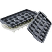 Tuğraçelik Plastlife KP-150 Elmas Şekilli 18'li Kapaklı Buzluk - Renkli Plastik- 54'li Paket