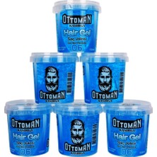 Tuğraçelik Ottoman Kasırga Saç Jölesi 150ML Mavi Islak Sert- 6'li Paket