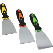 Tuğraçelik Dmax DMX-4191 Metal Spatula Fiber Saplı 60MM- 12'li Paket