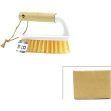 Tuğraçelik Ibico İ21-129 Çok Amaçlı El Fırça (Ahşap Saplı) 9cm x 12CM- 48'li Paket