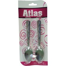 Tuğraçelik ATLAS-704 6'lı Metal Tatlı Kaşığı
