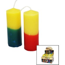 Tuğraçelik Gül CANDLES-101 Taraftar Mum Takoz Mum 20X12- 20'li Paket