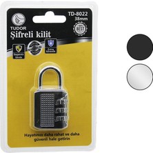 Tuğraçelik Tudor TD-8022 Şifreli 38MM Asma Kilit- 10'li Paket