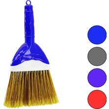 Tuğraçelik Ekol Fırça EF-168 Joker No-1 Renkli Plastik Süpürge Sabit Saplı- 24'li Paket