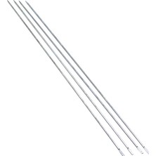 Tuğraçelik Ibico C-400 Ciğer ve Domates Metal Mangal Şişi 50 cm - Ince Kare- 100'LI Paket