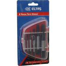 Tuğraçelik Eltaş Lrd-22 Ters Klavuz Uç Seti (Hasarlı Vida Çıkarıcı) 6 Parça (3-22MM)