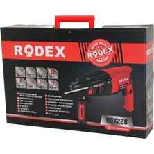 Tuğraçelik Rodex RDX-226 Elektropnömatik Kırıcı ve Delici Matkap 0-1100 Rpm 800W 3j Sds Plus