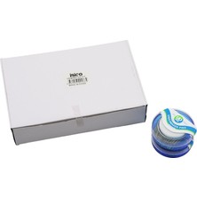 Tuğraçelik Ibico İ20-011 Dressmaker Pins Toplu Iğne (Süngerli, Mavi & Şeffaf Kutulu) 25G- 12'li Paket
