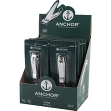 Tuğraçelik Anchor GX-203 Büyük Gri Tırnak Makası- 12'li Paket