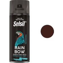 Tuğraçelik Selsil TAB-450 Kahverengi Sprey Boya 400ML- 12'li Paket