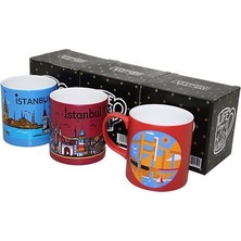 Tuğraçelik Os-Pa Lüks Istanbul Manzaraları Seramik Kupa- 36'li Paket