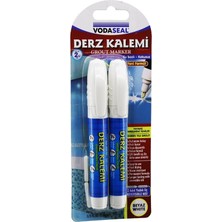 Tuğraçelik Vodaseal Astm D-4236 Beyaz Derz Kalemi 2 Adet Su Bazlı Kokusuz- 5'li Paket