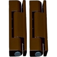 Tuğraçelik Düz Metal Kahverengi & Metal Menteşe 95MM Pvc Kapı- 20'li Paket