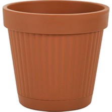 Tuğraçelik Dünya DP-29012-999 Roma Saksı - 2.3 Lt Plastik Mix Renk 170X155 Mm- 48'li Paket