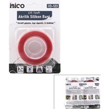 Tuğraçelik Ibico İ13-123 18MM x 2m Vhb Akrilik Silikonize Çift Taraflı Bant- 12'li Paket