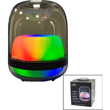 Tuğraçelik Hasuba HS-106 (L20) (Mika Kristal Küre) Bluetooth Wireless Hoparlör& Speaker (Işıklı & USB Şarjlı & Powerbank)*18