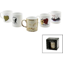 Tuğraçelik Os-Pa Karışık Seramik Kupa Bardak- 36'li Paket