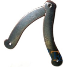 Tuğraçelik Sandık, Kutu Makası 8,5 cm - Küçük, Nikel, 1 Adet