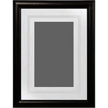 Tuğraçelik Beren BRN-110 Siyah Plastik Profilli Resim Çerçevesi 21X30 cm (A4)- 25'li Paket