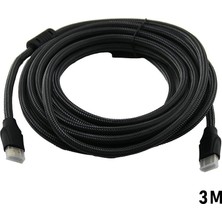 Tuğraçelik Rose RC-112-3 Örgülü Ipli HDMI Kablo 3m V1.4