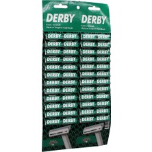 Tuğraçelik Derby Tek Bıçak Kartelalı Saplı Jilet 48'li x 16 Paket