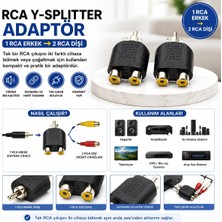 Tuğraçelik KRT-1133 Rca Rca Aparat Bağlantı Çevirici- 100'LI Paket